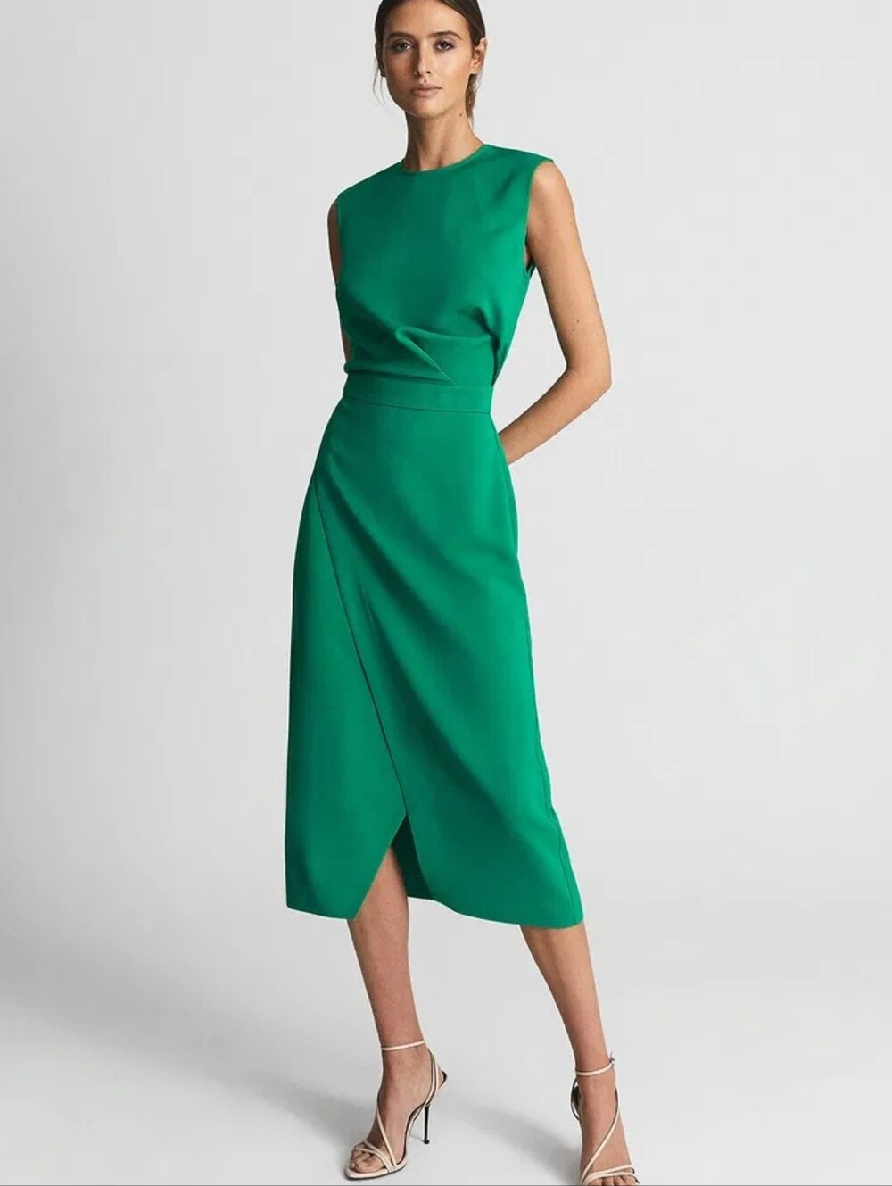 NWT REISS | $330 Layla Wrap Over Midi Dress